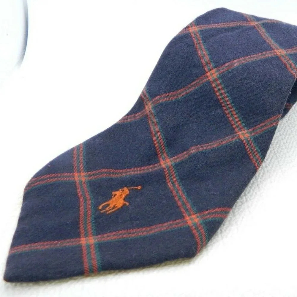 Polo by Ralph Lauren Navy Blue Red Green Plaid